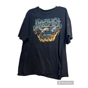 Harley Davidson Men's 2XL Heart of Dixie Pelham, AL. Short Sleeve Small Flaw